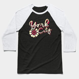 York City Jersey Logo Baseball T-Shirt